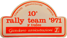 ADESIVO VINTAGE - 10° RALLY