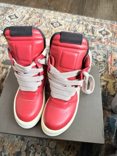Sneakers alte rick - owens, rosse