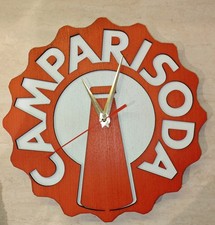 Orologio campari soda legno - campari, in