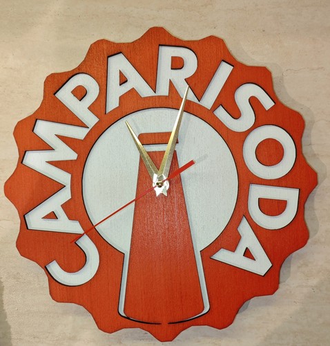 Orologio campari soda legno - orologio, in