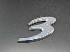MAZDA 3 LOGO SIGLA EMBLEMA FREGIO STEMMA SCRITTA BADGE TARGA NOME TARGHETTA NOME