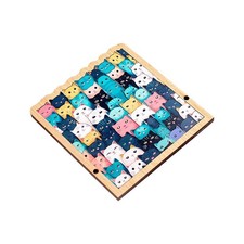 Puzzle Gatti Colorati Cartoni