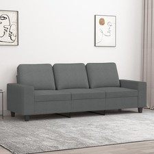 Divano a 3 Posti Grigio Chiaro