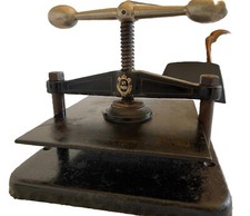 Antica Pressa Manuale fine 800 torchio rilegatore tipografo stampa legatoria