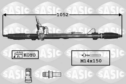 Scatola sterzo sasic 7170028 - sterzo,