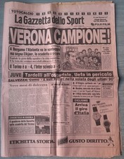 Hellas Verona Scudetto Campione 1984/85 Giornale Gazzetta dello Sport Originale