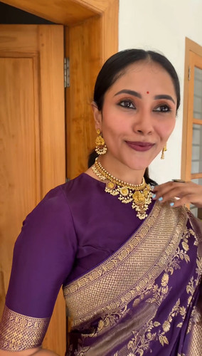 Fashnixy sari banarasi seta - sari,