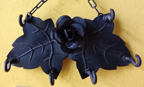Portachiavi parete nero - parete, in