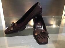 TOD'S SCARPE VERNICE BORDEAUX