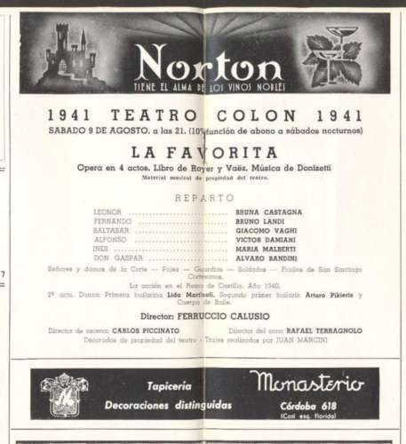 Programma colon teatro opera - opera, b