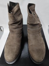 Stivaletti Donna Nero Giardini N.40 Marrone Scamosciati – Buone Condizioni