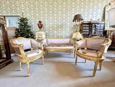 Set divano stile antico in