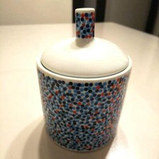 Zuccheriera Alessi Proust design Alessandro Mendini ceramica φ73 H112mm