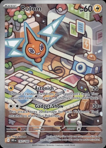 Pokémon tcg rotom 197 182 - rotom, 197/182