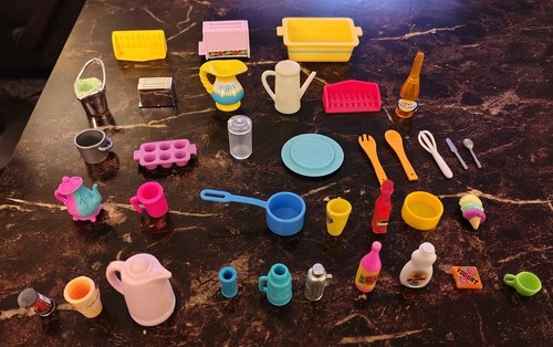 Lotto cucina barbie mattel - cucina,