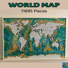 DIY Art World Map Mosaic