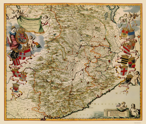 Mappa storica regione - -,