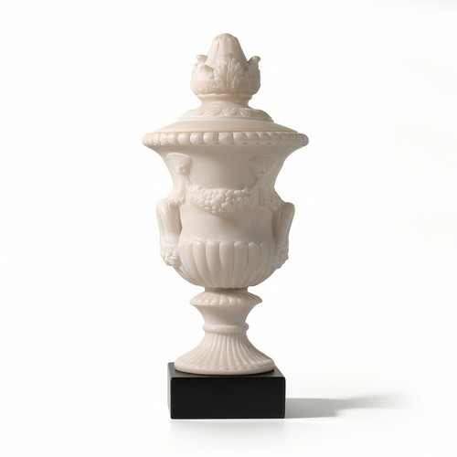 Vaso con coperchio - coperchio, giada