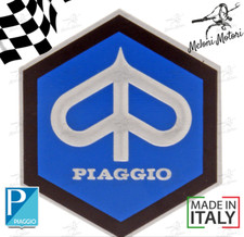 SCUDETTO ORIGINALE ESAGONALE PIAGGIO VESPA GTR APE 50 42mm