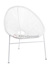 poltrona sedia seduta da esterno giardino design poltrone poli rattan parabola