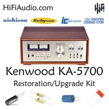 Kenwood KA-5700 ricostruzione restauro recap service kit riparazione filtro condensatore