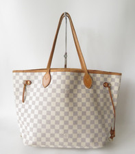 Autentica borsa a tracolla Louis Vuitton Damier Azur Neverfull MM F#46110
