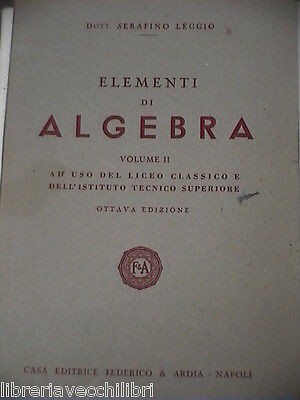 Elementi algebra vol ii - di,
