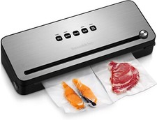 Bonsenkitchen Vacuum Sealer Machine for Fresh Food Vacuum Sealer with Cutter