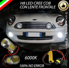 COPPIA LAMPADE FENDINEBBIA H8 LED CREE COB CANBUS MINI COOPER R56 6000K