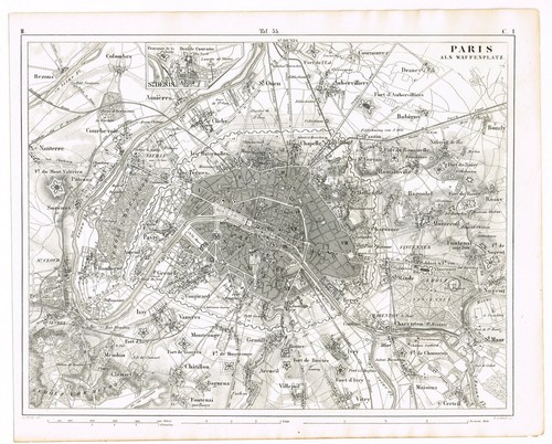 Antica stampa vintage 1851 - vintage,