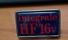 Lancia delta hf integrale turbo 16 valvole badge stemma targhetta mascherina