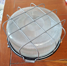 Plafoniera Lampada originale ILME cod. 08135 Vetro Metallo ANTIQUARIATO Vintage