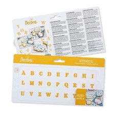 Stencil per torte Lettere