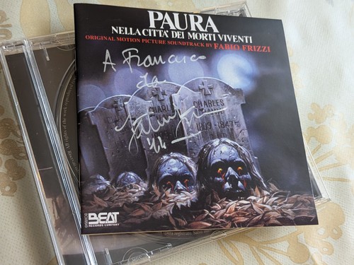Autografato fabio frizzi paura - autografato,