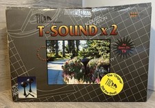 GS10 -Coppia Altoparlanti Paesaggio 50W Resistenti alle Intemperie da Esterno in Pali da Terra NUOVI