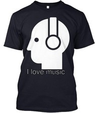 I Love Music T-Shirt Made in