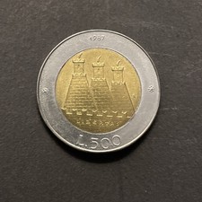 500 Lire 1957 San Marino Moneta