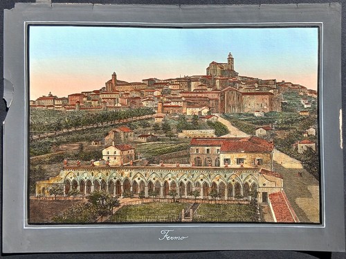 Stampa antica 1891 palmiro