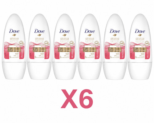 Dove deodorante roll on - x6,
