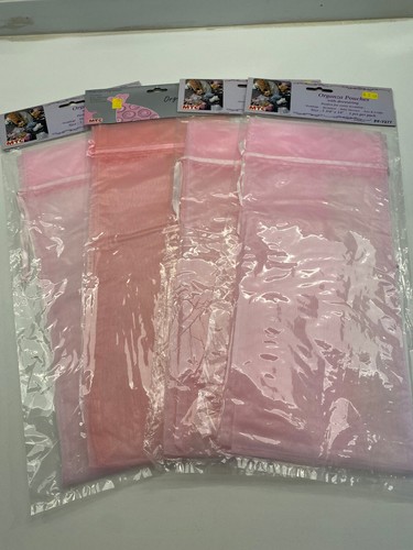 Lotto sacchetti organza rosa - lotto,