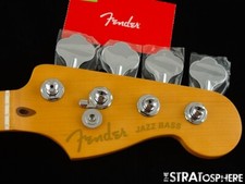 Fender American Ultra II Jazz BASS NECK &TUNERS, USA Chitarra Moderna "D" Acero