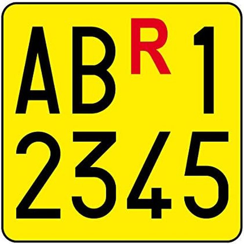 Adesivi autoadesivi per - adesivi, targa
