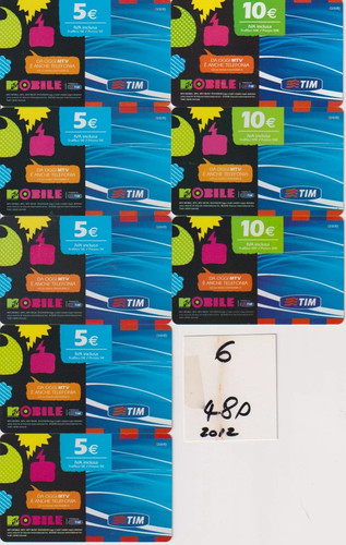 Lotto schede telefoniche tim - 8,