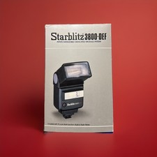 Flash girevole Starblitz 3800 DEF ottime condizioni Fuji Tokyo Giappone