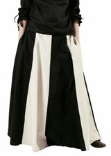 Markt-Mittelalter Rock Nero/Natura Medioevo Donna Rock Vichingo Costume