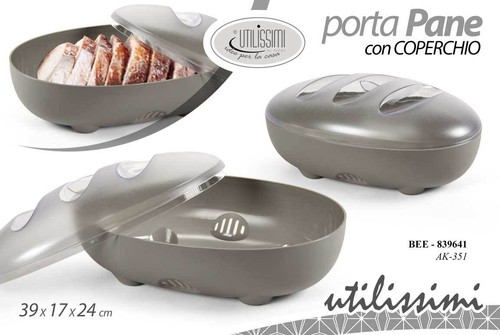 Portapane con coperchio - con,