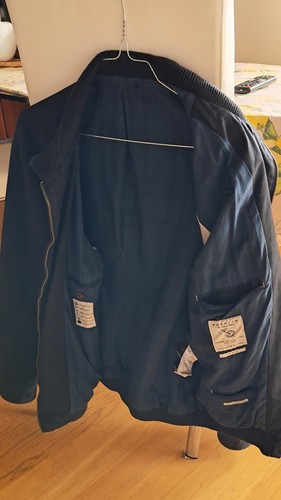 Giubbino cotone colore blu - giubbino,