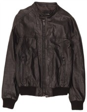 ANTONY MORATO Giacca di pelle uomo IT 50 grande pelle nera DR01