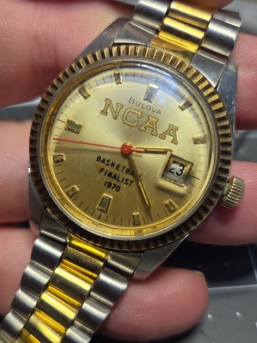 1970 bulova lunetta oro - bulova,