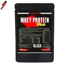 FlorioSport, Whey Protein Plus, 1000g Proteine del Siero del Latte + Aminoacidi